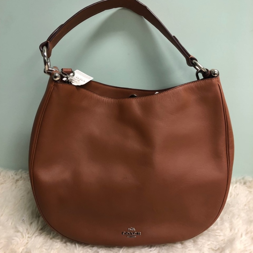 Coach Tan Nomad Saddle Bag | Purse | Designer Bag | Style | Leather | Tan